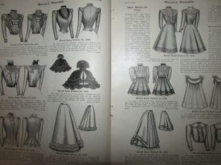 SEVEN MCCALL ' S MAGAZINES,  1890 ' S,  1905,  VINTAGE FASHION,  DRESS 6