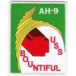 Uss Bountiful Ah - 9 Hospital Ship Patch