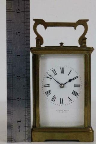Small Antique French Repeater Carriage Clock For Smith Edingurgh Restore