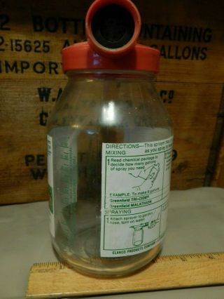 Greenfield Glass Jar Plant Sprayer ELANCO (Eli Lilly) Indianapolis,  IND. 4