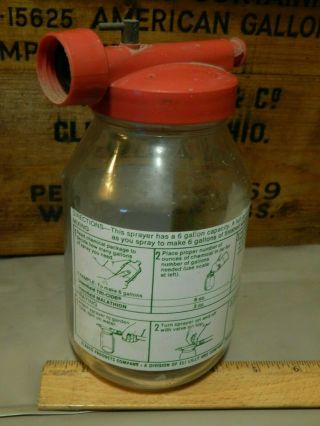 Greenfield Glass Jar Plant Sprayer ELANCO (Eli Lilly) Indianapolis,  IND. 6