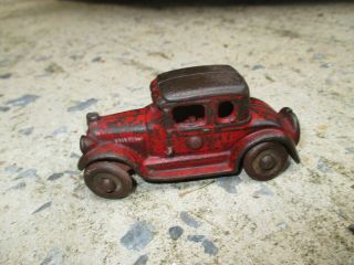 Antique Ac Williams/hubley? Cast Iron Sedan 3 " Toy Car