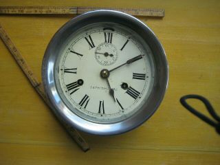 Antique (circa Ww1) Seth Thomas Nautical Clock & Key