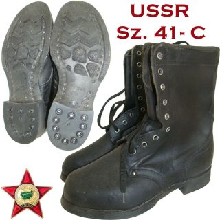 Mega Rare Soviet Russian Afghanistan Big Combat Boots 41