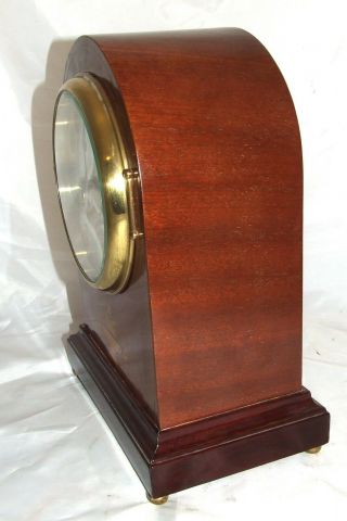 Antique Inlaid Mahogany Bracket Mantel Clock GUSTAV BECKER 7