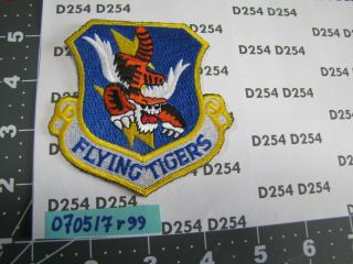 Usaf Air Force Squadron Patch 23rd Tactical Fighter Wing Group Flying Tigers