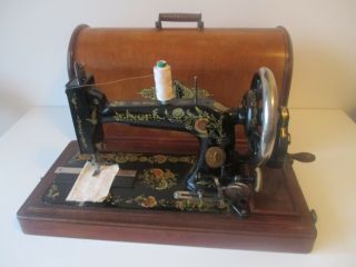 Rare 1908 Model Singer 48k Ottoman Hand Crank Sewing Machine V734757