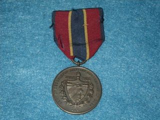 Us Army Cuban Occupation Medal.  Unnumbered - Full Wrap Brooch