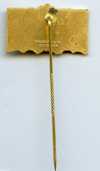 Sweden Swedish Ski Association Badge Pin Grade 2