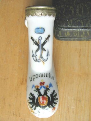 1910 Military Service In Tyrol Smoking Pipe Bowl,  Austrian Empire,  Bohemian