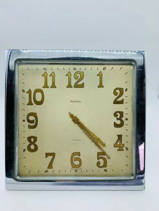 Antique Art Deco Mantle Clock,  Eight Day.  Udall And Ballou (omega).
