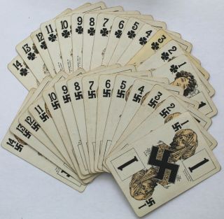 1912 Game of Roodles - Flinch Card Co.  - Swastikas When They Meant Good Luck 5