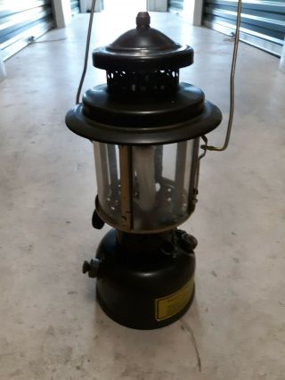 Vintage US Military Army Field Lantern Quadrant Globe Coleman Type 1986 2