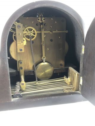 Art Deco Seth Thomas Wooden Mantle Clock 8