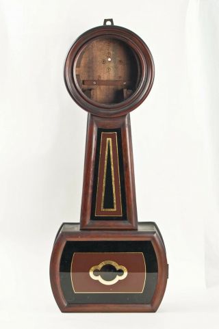 E Howard & Co,  Boston No.  5 Weight Driven Banjo Clock Case Only @ 1880