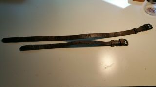 Equipment Straps For A 1903 Springfield Rifle Scabbard
