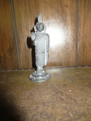 Bronze Standing Buddha Statue from Sri Lanka Ceylon 2