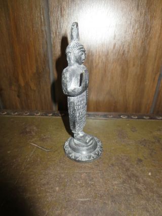 Bronze Standing Buddha Statue from Sri Lanka Ceylon 3