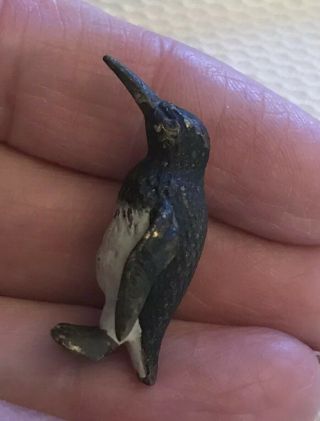 Antique Miniature Cold Paint Bronze Penguin 6