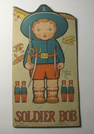 Rare 1918 Solder Bob World War I Children’s Book – Florence Notter