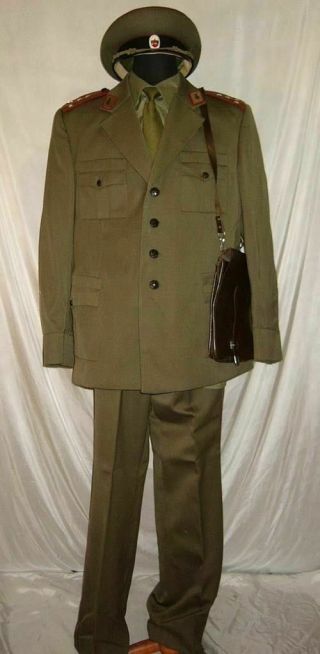 Rare & Bulgarian Communist Kds Kgb Secret Service Officer Uniform Full