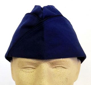 Unissued Usaf Air Force Blue Airman’s Garrison Cap 7 5/8 (nib)