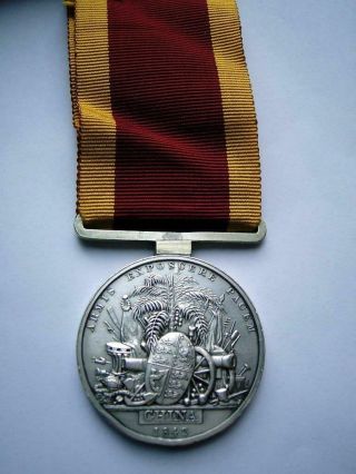 1st China Opium War 1842 Medal John Clarke 55th Regiment Westmorland Died Crimea