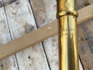 Vintage Brass Nesthill Syringe No900 Pump Water Spray Roses Garden Rose Sprayer 8