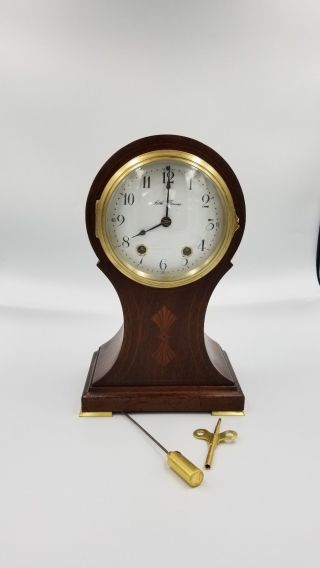 Rare Antique 8 - Day Mahogany Seth Thomas Balloon Clock Parma Circa 1913