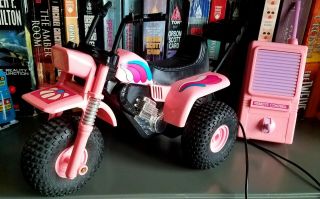 Vintage Wired Remote Control 3 Wheeler Atc 250 Cycle Trike Very Rare Pink