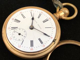 Seth Thomas 17 Jewels Vintage Pocket Watch 229506 2