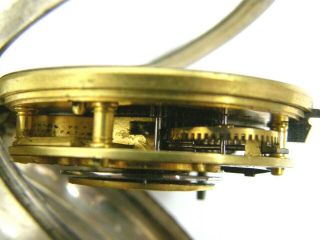 Antique 19th C.  Pair Case Verge Fusee Pocket Watch Joseph Weils Allentown Penn 10