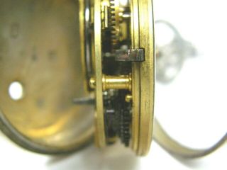 Antique 19th C.  Pair Case Verge Fusee Pocket Watch Joseph Weils Allentown Penn 11
