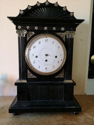 Austrian Vienna Bracket Clock Grand Sonnerie Wiener Uhr Biedermeier