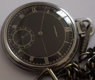 VERY RARE LONGINES SWISS POCKET WATCH - MILITARY MODEL 2