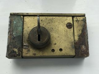 Old Vintage Milners Safe Lock And Key