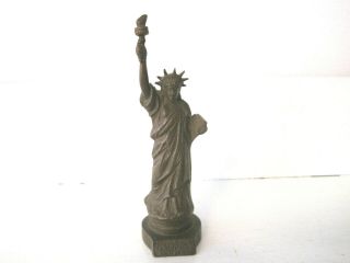 Vintage Bronze Miniature Of Statue In The Banking Room Liberty National Bank Ny