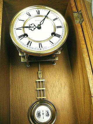 KIENZLE Vintage Wall Clock,  Need Chime Adjust 3