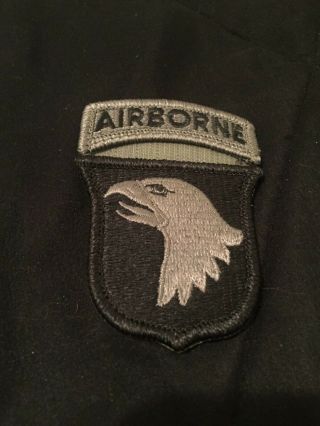 Military Army Patch,  101st Airborne Division,  Acu,  With Hook Tape
