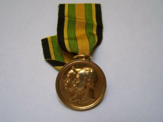 German Saxon Weimar Medal For Wedding Anniversary 1892