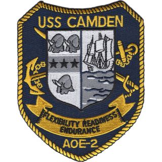 Uss Camden Aoe - 2 Patch - Fast Combat Support Ship