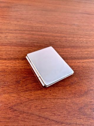 Thomae & Co.  Sterling Silver Folding Portable Photo Frame: No Monogram