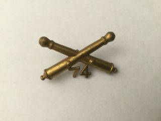 74th Regiment Artillery Collar Brass
