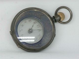Very Rare 54mm Transparent " Mysterious " Pocket Watch - All,  4 Repair