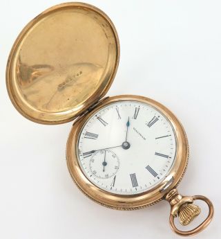 . Rare Only 7,  000 Produced / 1899 Waltham 16s 15j Pocket Watch.