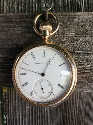 Antique Elgin National Watch Co. ,  Stem Wind,  Lever Set,  Pocket Watch