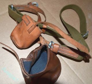 Soviet Toy Sling With Leather Covers For Rpg - 2 Vietnam Era Ussr Rare