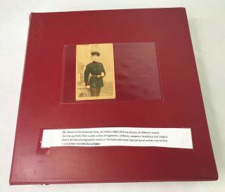 Vintage German Army Soldiers & Navy Sailors Photo Cabinet Cards - 170 Photos