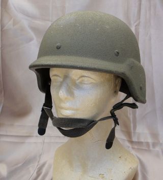 Us Military Pasgt Ballistic Helmet Meddla - 100 - 87 - F - Ec98 Police Swat Unicor M - 1