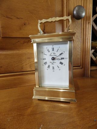 L Epee French Carriage Clock In